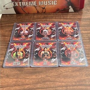 WWE Summerslam card lot (6 cards)